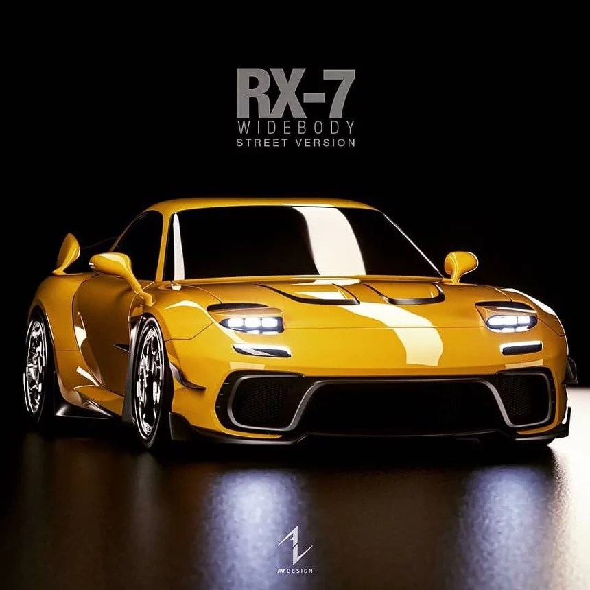 마쯔다 RX-7 와이드바디 튜닝 사진 6