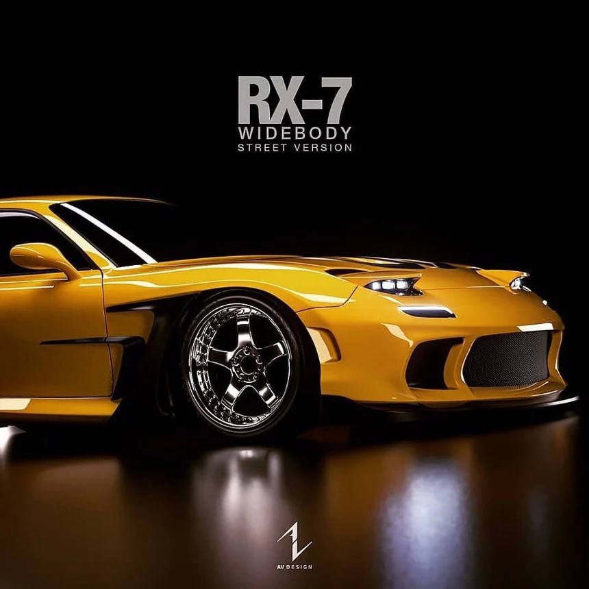 마쯔다 RX-7 와이드바디 튜닝 사진 7