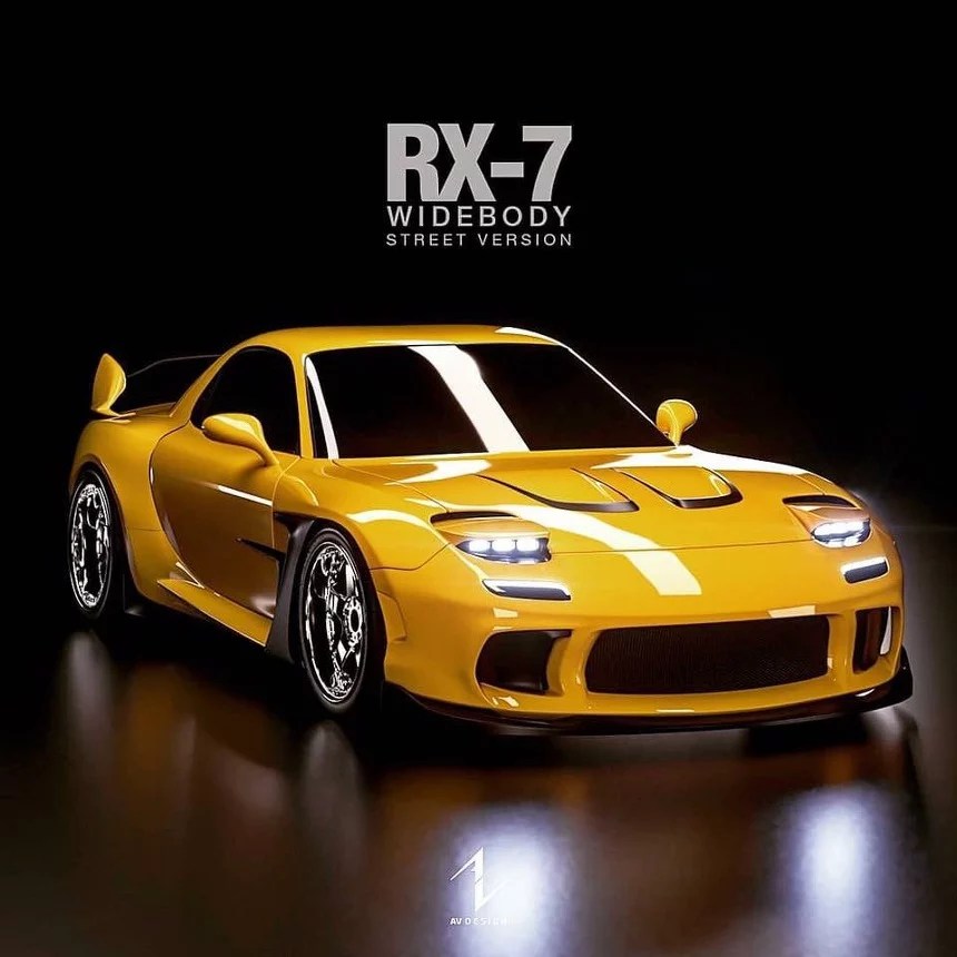마쯔다 RX-7 와이드바디 튜닝 사진 8