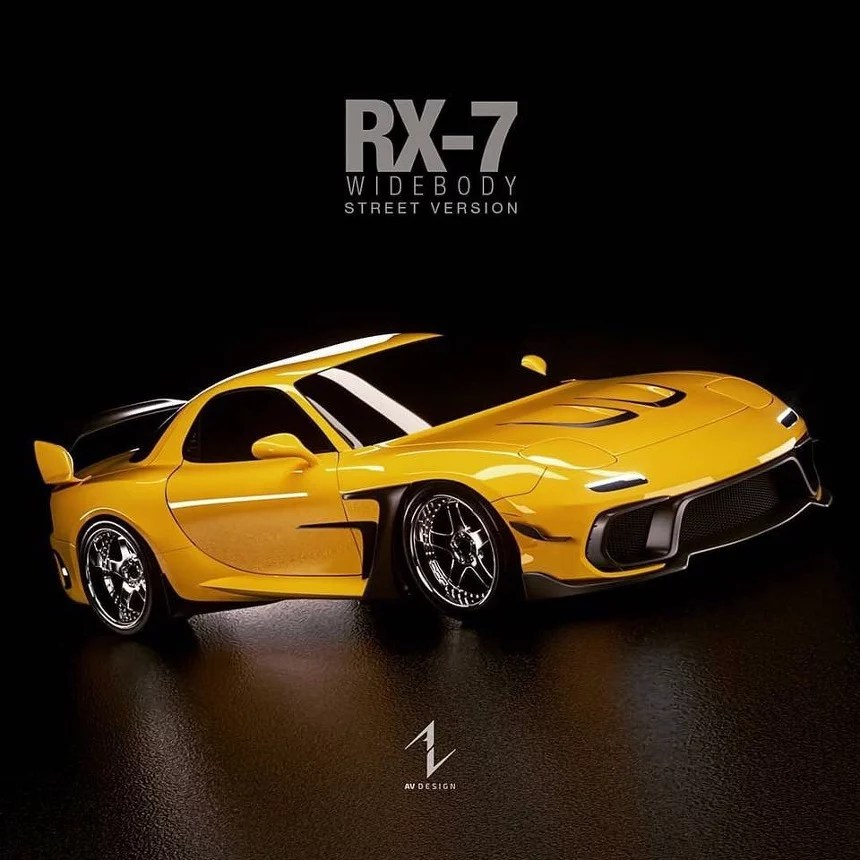 마쯔다 RX-7 와이드바디 튜닝 사진 10