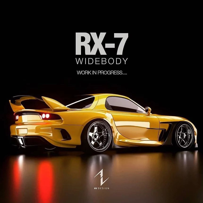 마쯔다 RX-7 와이드바디 튜닝 사진 12
