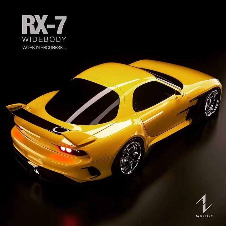 마쯔다 RX-7 와이드바디 튜닝 사진 13