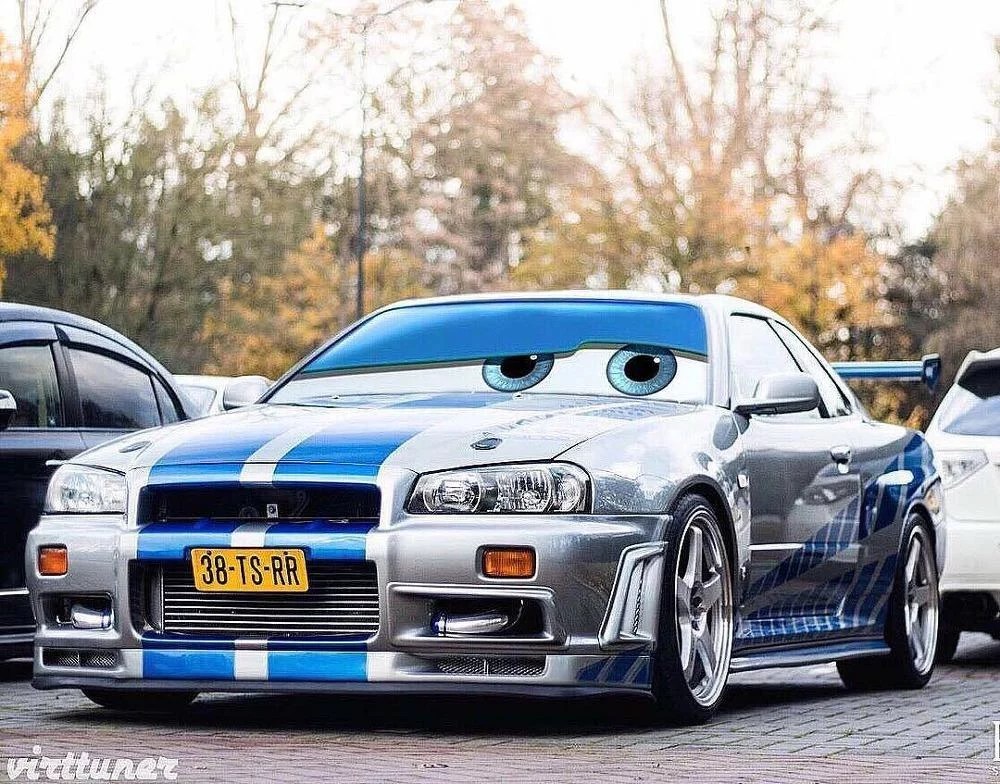 닛산 스카이라인 GT-R R34 분노의 질주 룩 튜닝 사진 4