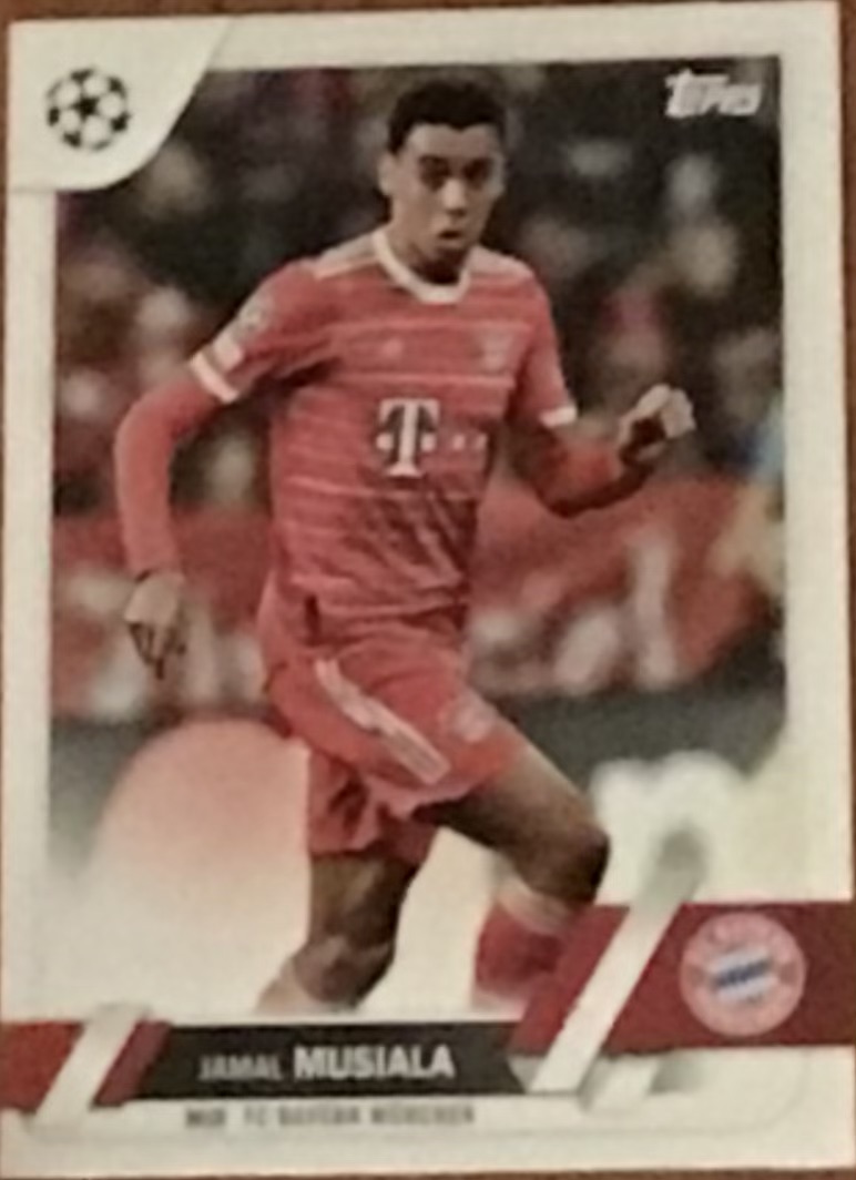 Jamal Musiala 2023 Topps UCL #42