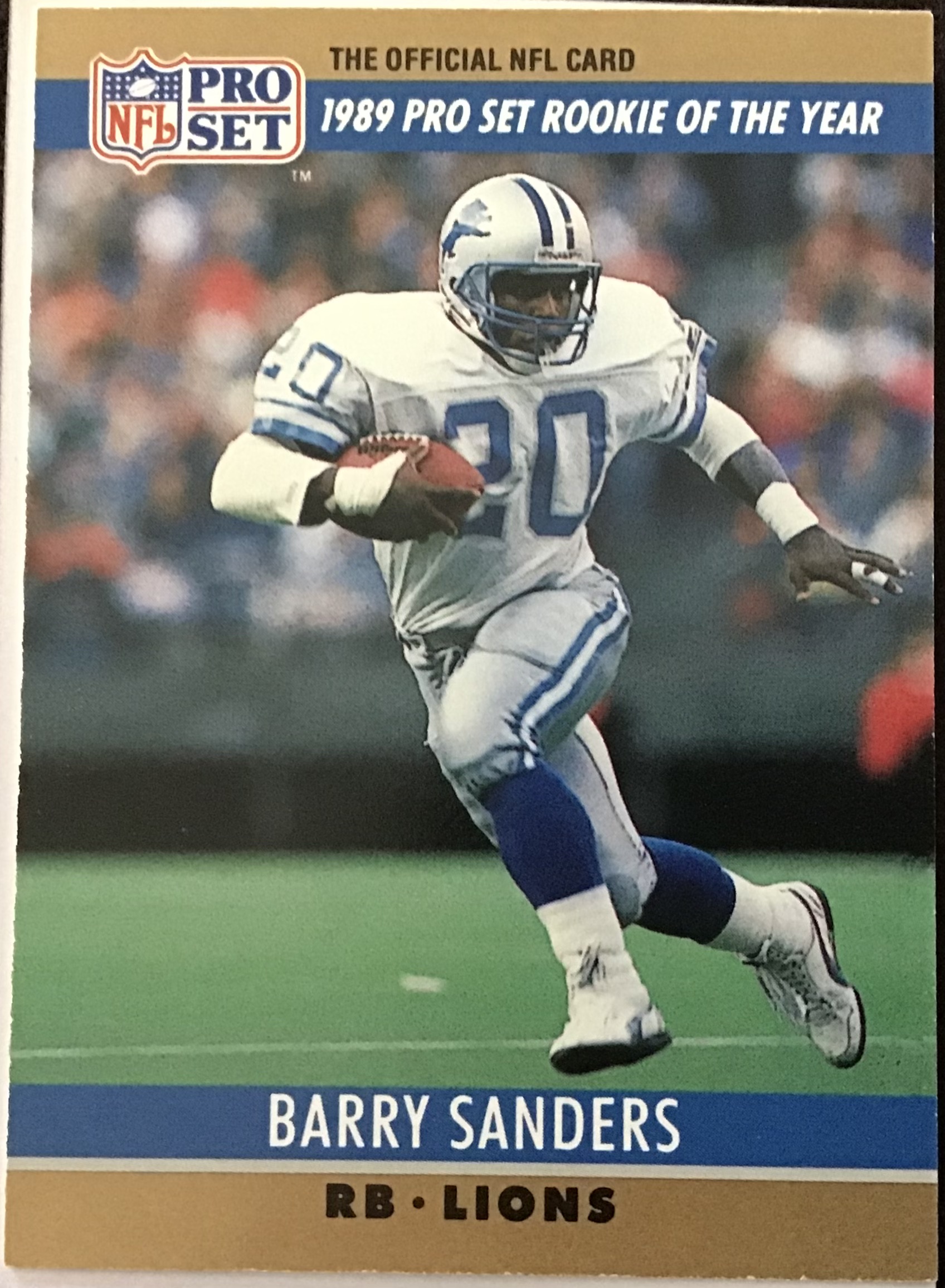 Barry Sanders 1990 NFL Pro Set #1