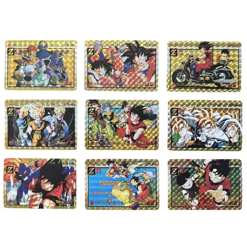 Dragon Ball Flash Card Son Goku Trunks Vegeta Iv Broli OP03 Diy A Set of 27 Sheets Anime Game Collection Action Toy Figures Gift .