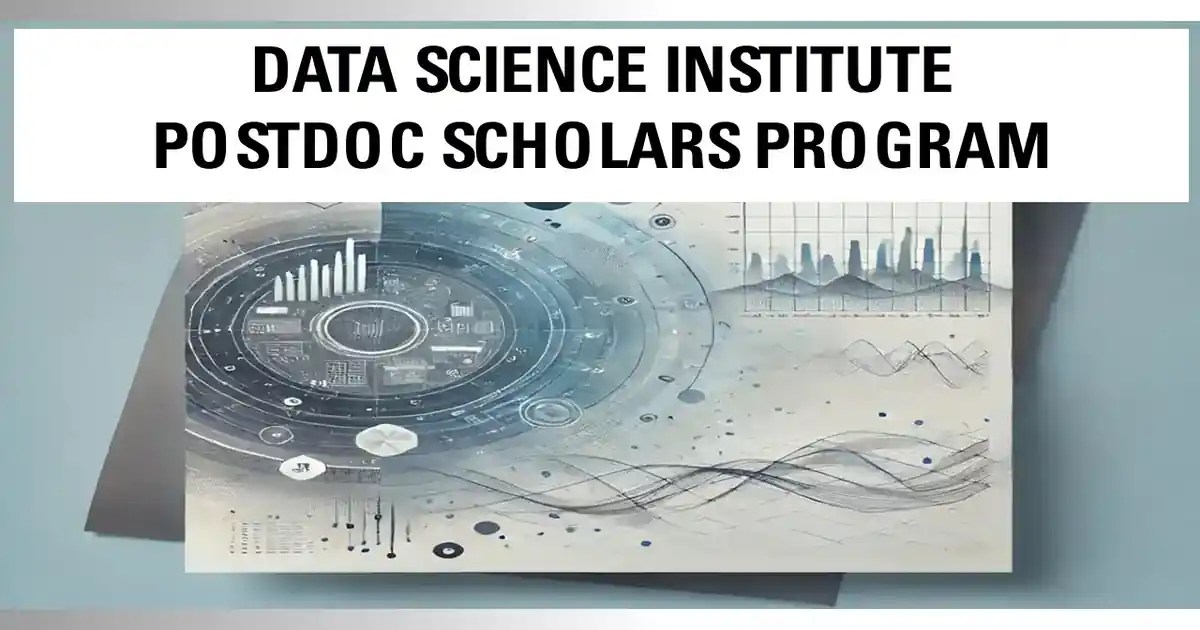 Featured image showcasing data science charts and postdoctoral program details.