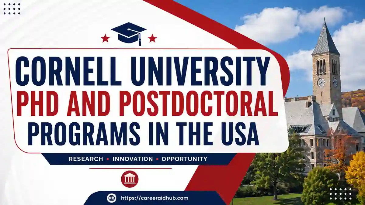 Cornell Tech campus representing PhD and postdoctoral programs for international technology researchers in New York.
