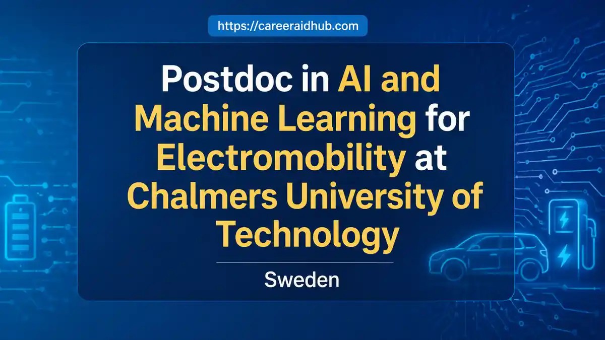 Chalmers postdoc researcher developing AI and machine learning solutions for advanced electric mobility systems
