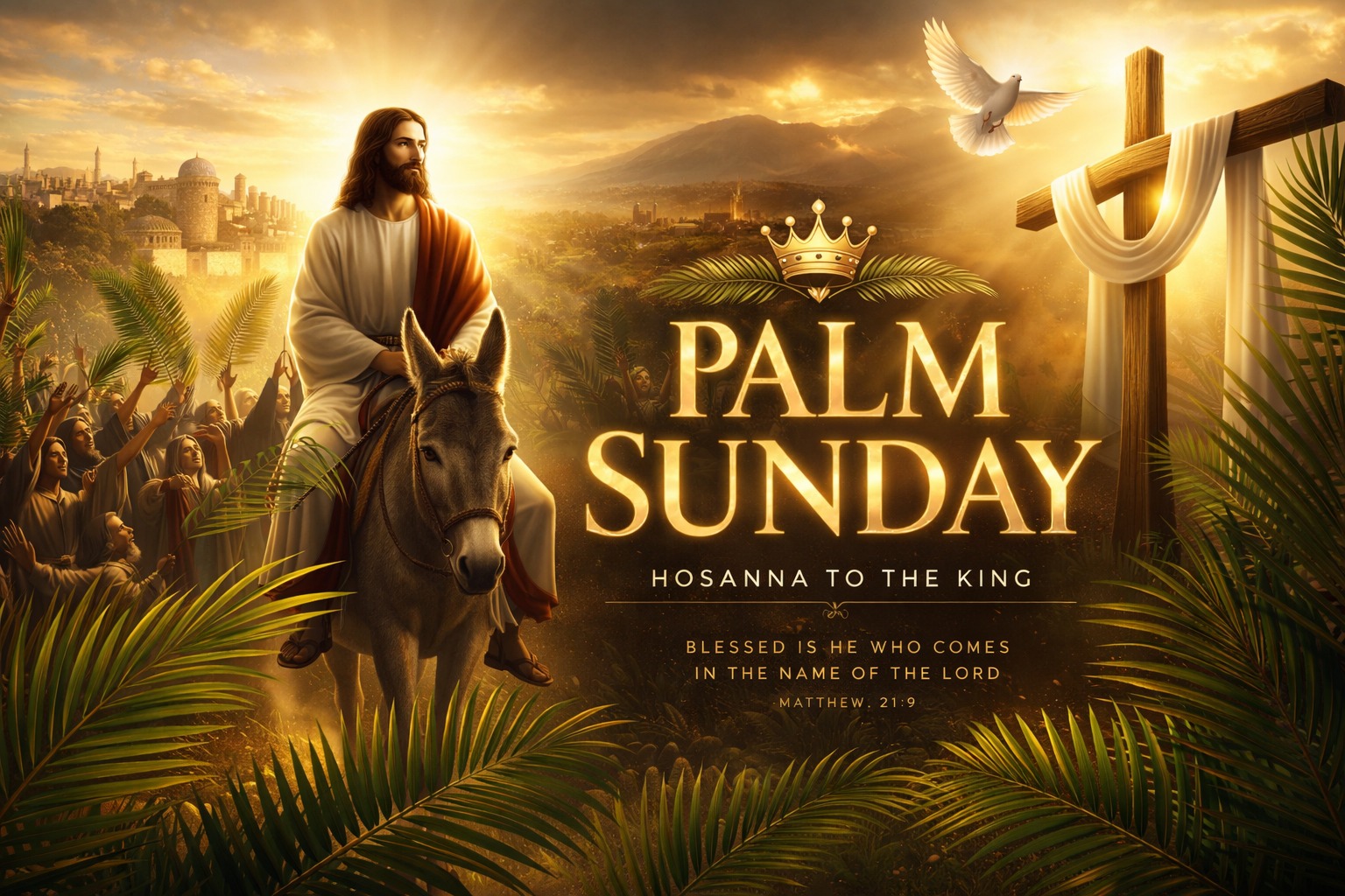 🌿✨🕊PALM SUNDAY :GOD KINGDOM