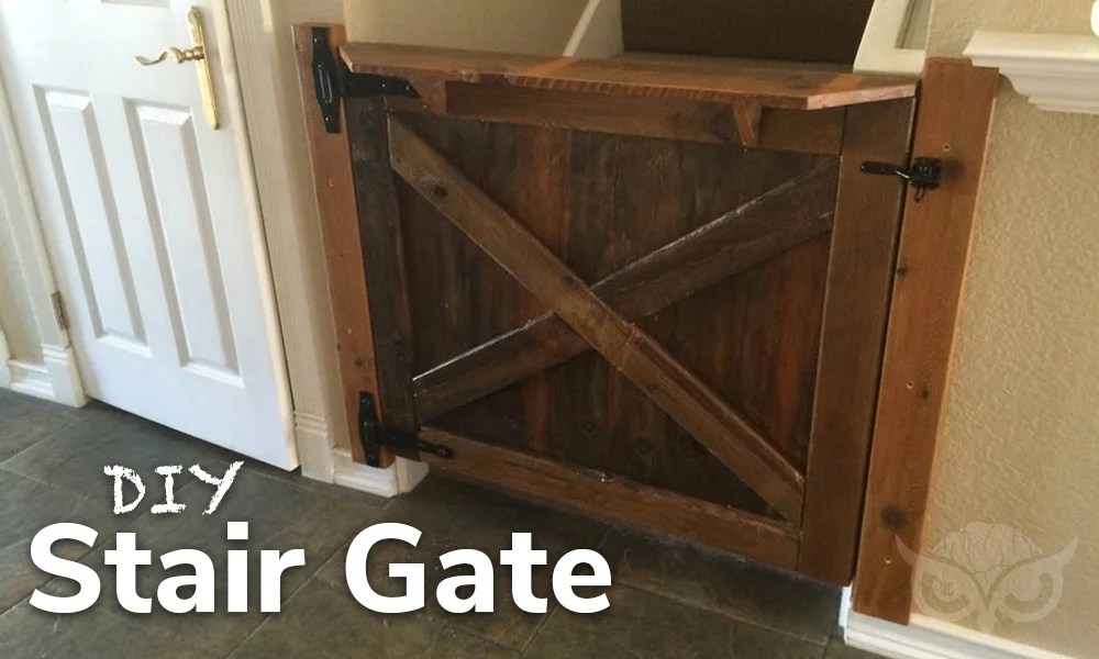 Vintage Wooden Stair Gate Diy Stair Gate Carefully Clever