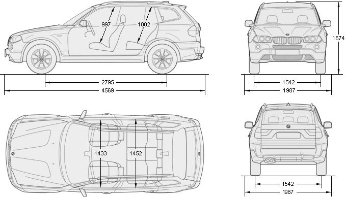 L x b x h: Bmw X3 Car Catalog