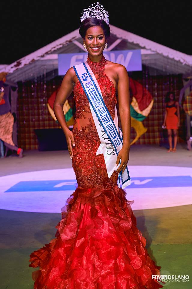 Reigning Miss Caribbean Culture Donates $1000XCD To Haiti