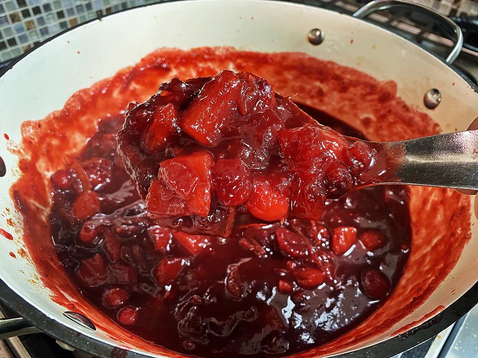 Spicy Cranberry Pineapple Chutney