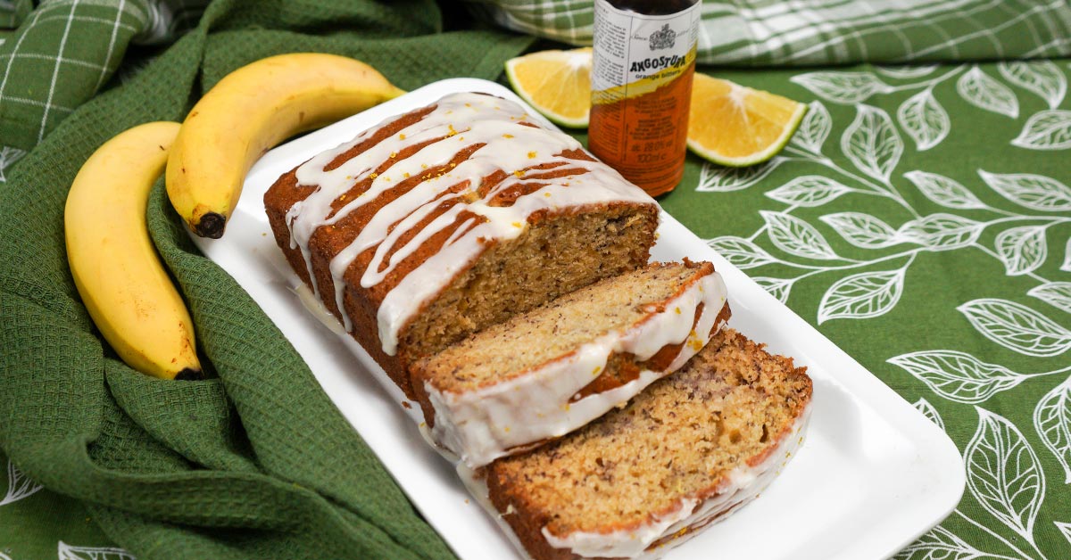 Citrus Glazed Banana Bread