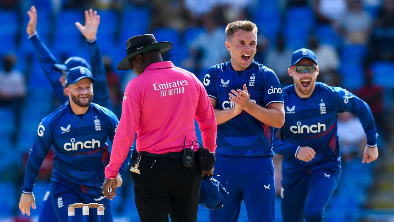 Sam Curran and England spinners star as West Indies succumb