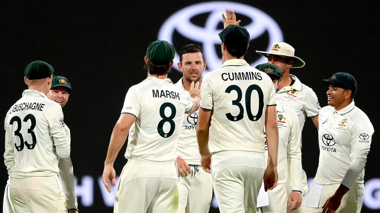 Smith in control after Hazlewood and Lyon set up 216-run