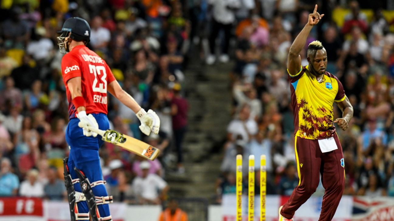 Andre Russell stars on comeback as West Indies claim T20I