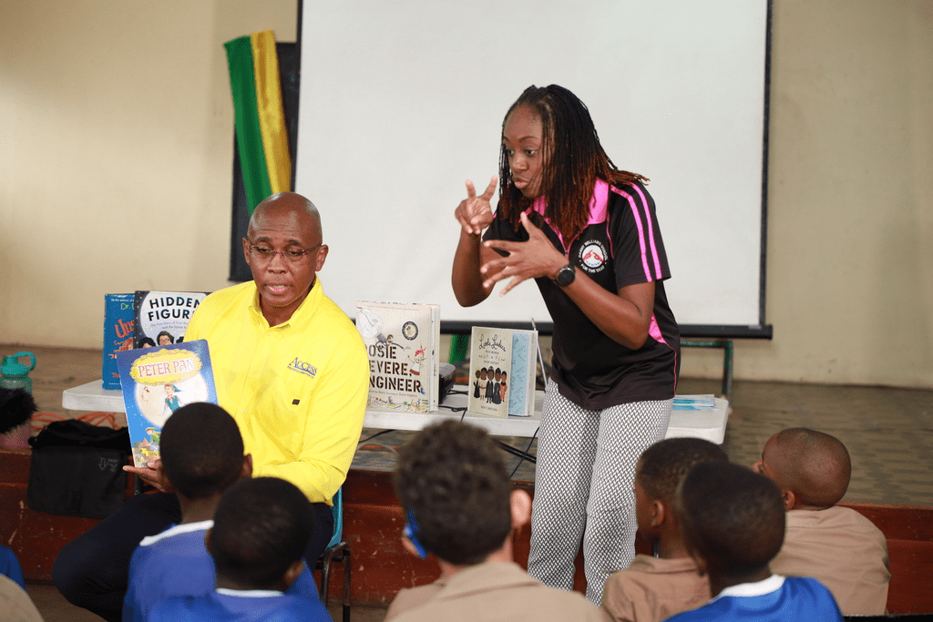Access Financial Services makes an impact on Read Across Jamaica Day