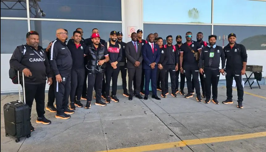 Minister Duggins welcomes Canada Cricket Team ahead of ICC World