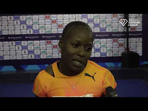 Shericka Jackson wins 200m at Marrakech Diamond League