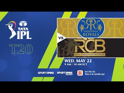 Watch IPL Rajasthan Royals vs Royals Challengers Bengaluru | May. 22 | on SMax, SMax Cricket and App