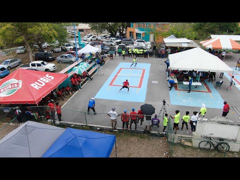 Action heats up in road tennis tourney