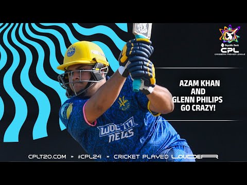 Azam Khan and Glenn Phillips’ AMAZING Partnership! | CPL Memories