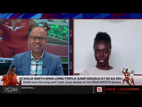 Ackelia Smith wins long/ triple jump double at NCAA div1 | SportsMax Zone