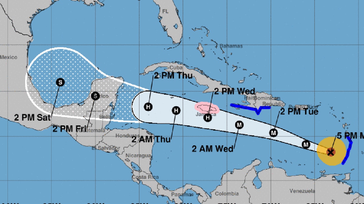 Hurricane Beryl Update: Storm Moves into Caribbean Sea 