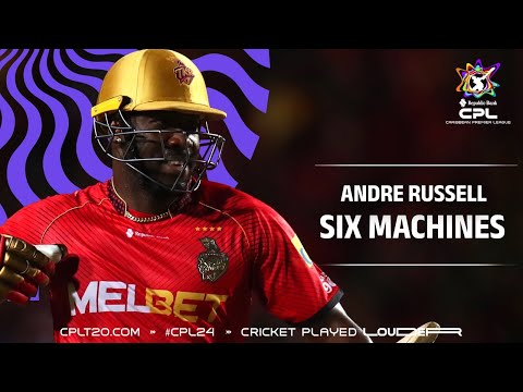 Andre Russell – Six machines