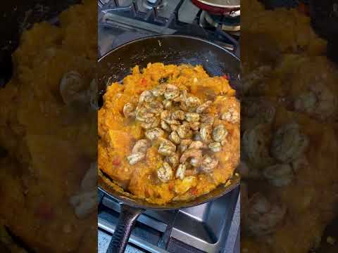 Butternut Squash With Shrimp | CaribbeanPot.com