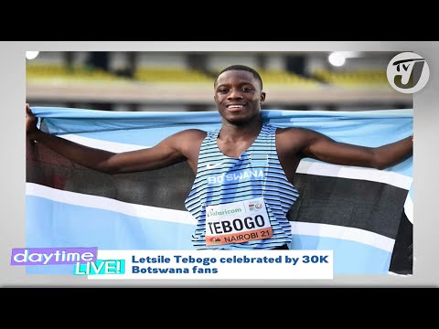 Letsile Tebogo Celebrated by 30K Botswana Fans | TVJ Daytime Live