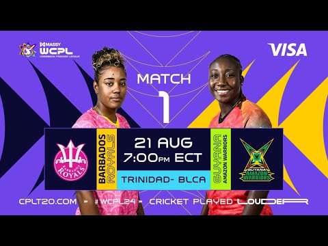 LIVE | Barbados Royals vs Guyana Amazon Warriors | WCPL 2024
