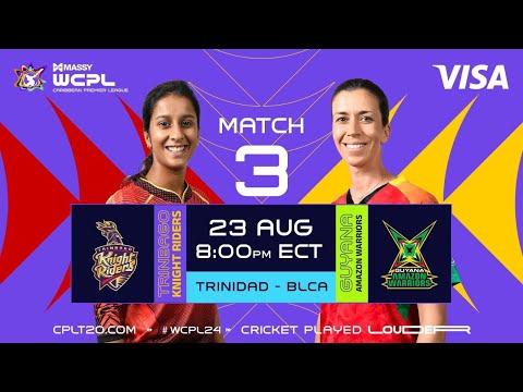 LIVE | Trinbago Knight Riders vs Guyana Amazon Warriors | WCPL 2024