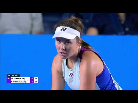 WTA | MONTERREY – MATCH HIGHLIGHTS – QF – LINDA NOSKOVA V ELINA SVITOLINA