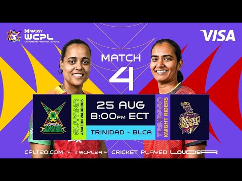 LIVE | Guyana Amazon Warriors vs Trinbago Knights Riders | WCPL 2024