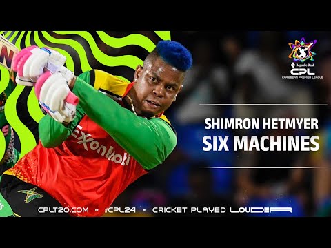 Shimron Hetmyer – Six machines