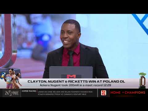 Clayton, Nugent & Ricketts win at Poland Diamond League | SportsMax Zone