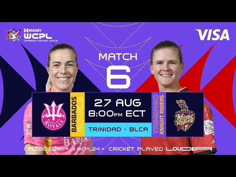 LIVE | Barbados Royals vs Trinbago Knight Riders | WCPL 2024