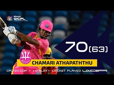 AMAZING Performance from Chamari Athapaththu! | CPL 2024