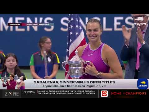 Sabalenka, Sinner win US Open titles | SportsMax Zone