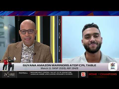 Guyana Amazon Warriors atop Caribbean Premier League table | SportsMax Zone