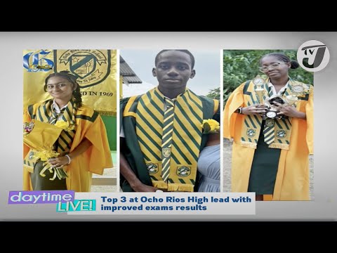Top 3 at Ocho Rios High Lead with Improved Exams Results | TVJ Daytime Live