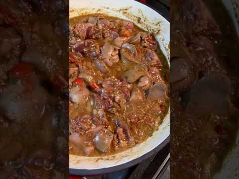 Stewed Chicken Liver | CaribbeanPot.com