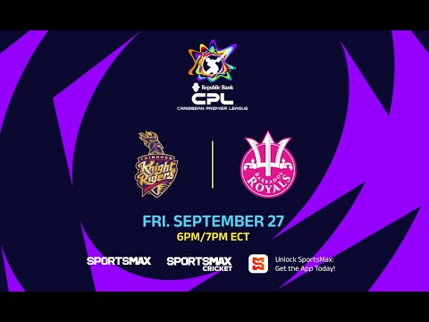 Watch the CPL T20 match LIVE | Fri, Sept. 27 | on  SportsMax, SportsMax Cricket and SportsMax App