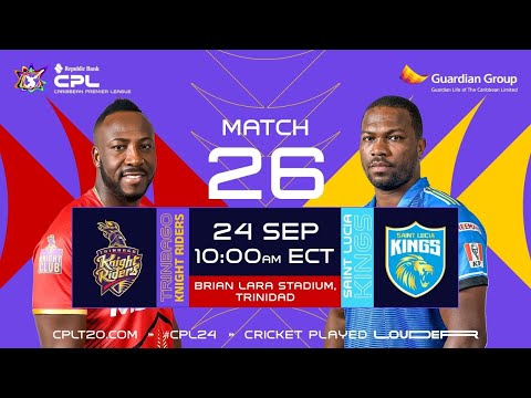 LIVE | Trinbago Knight Riders vs St Lucia Kings | CPL 2024
