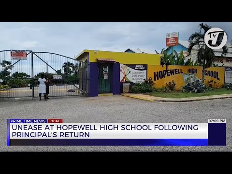 Unease at Hopewell High Schools Following Principal’s Return | TVJ News