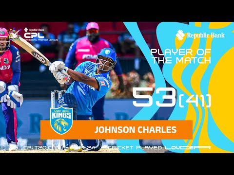 SPECTACULAR Johnson Charles 50 downs the Royals | CPL 2024