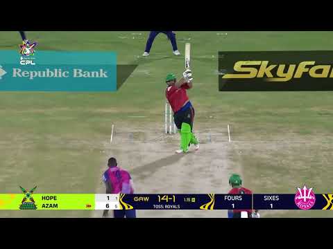 Azam Khan FIRING All Over the Park! | CPL 2024